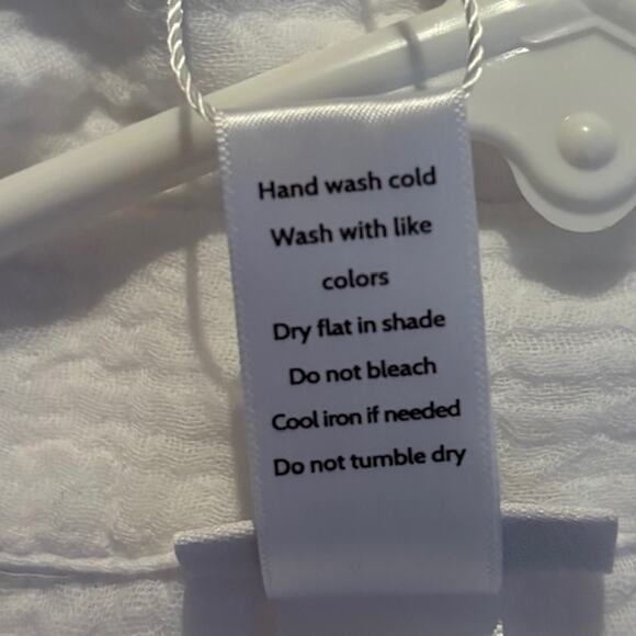 NWT Andie Resort Wear Corvo White Gauze Swim Button Coverup Sz XXL - Picture 4 of 7